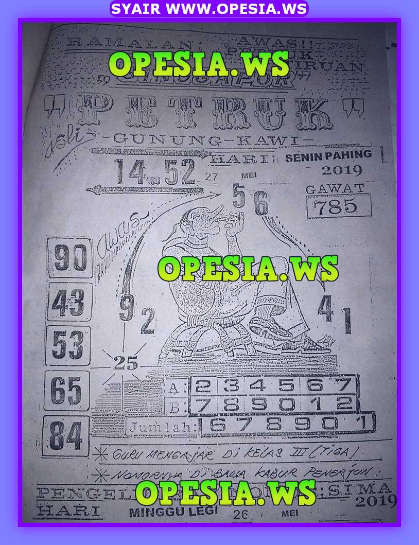 Detail Prediksi Syair Gambar Jawa Mentari Tgl 6 Desember 2018 Singapur Nomer 15