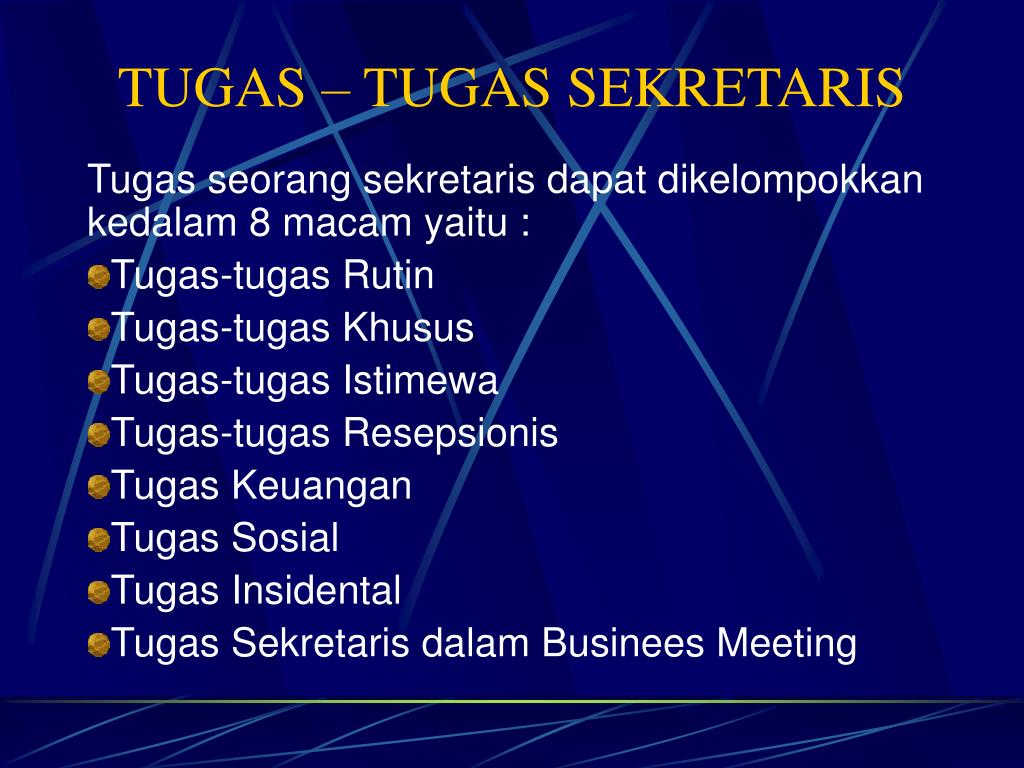 Detail Presentasi Power Point Tentang Sekretaris Nomer 11