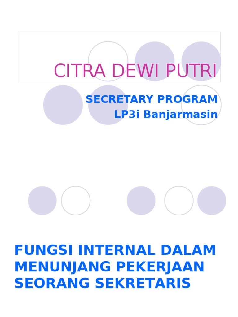 Detail Presentasi Power Point Tentang Sekretaris Nomer 41