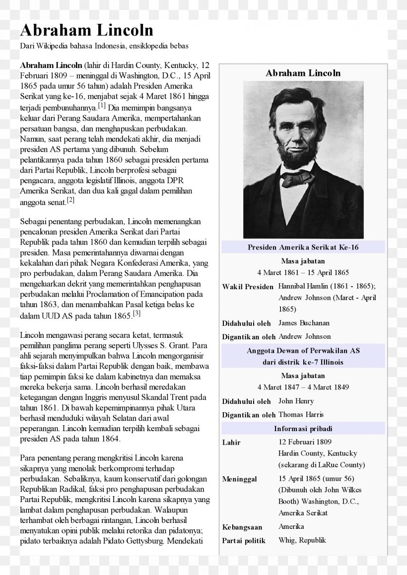 Detail Presiden Amerika Tahun 1860 Nomer 13