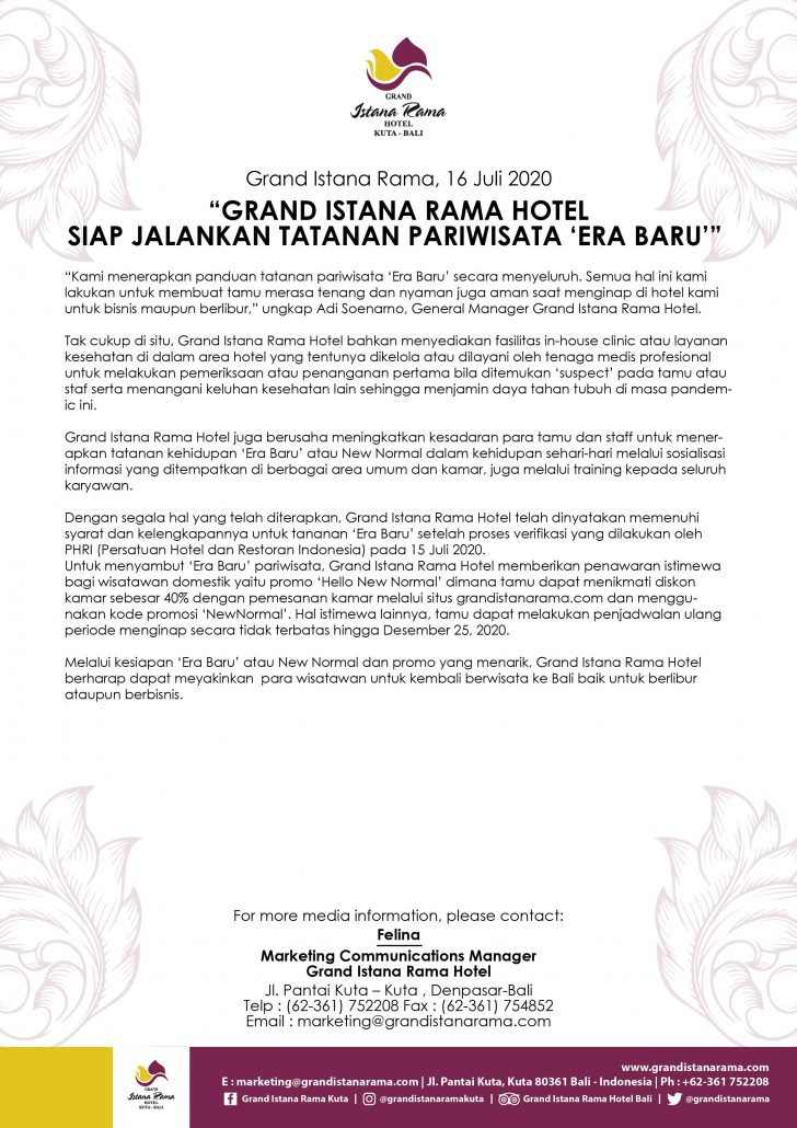 Detail Press Release Contoh Nomer 2