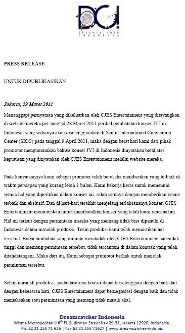 Detail Press Release Contoh Nomer 13