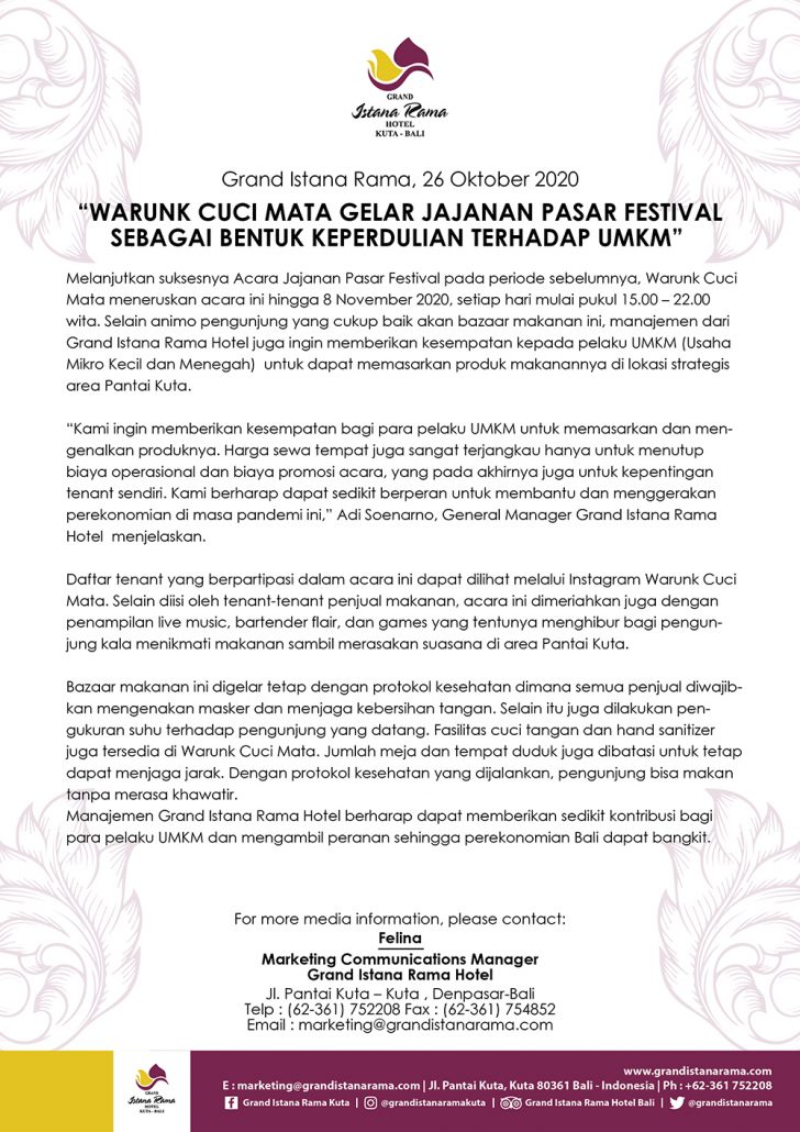 Detail Press Release Contoh Nomer 7