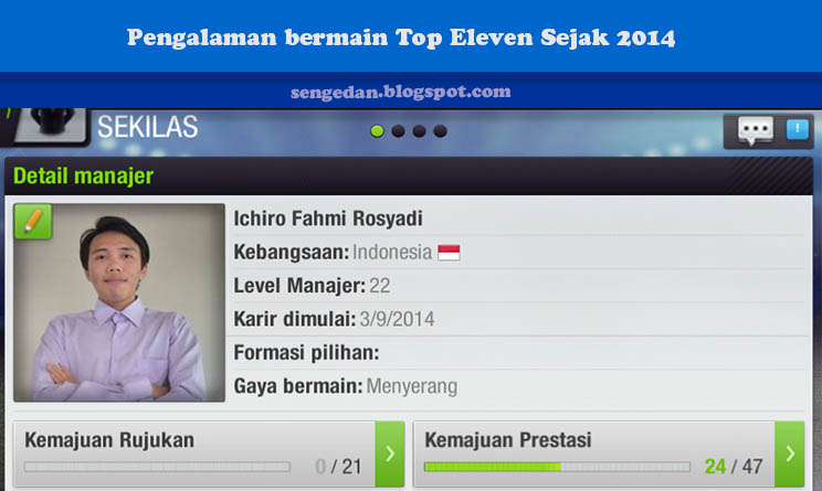 Detail Prestasi Top Eleven Nomer 13