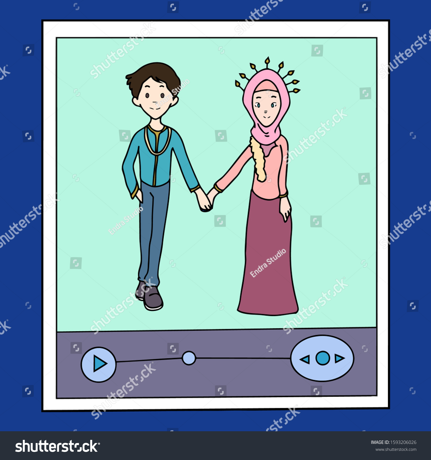 Detail Prewedding Vector Nomer 19