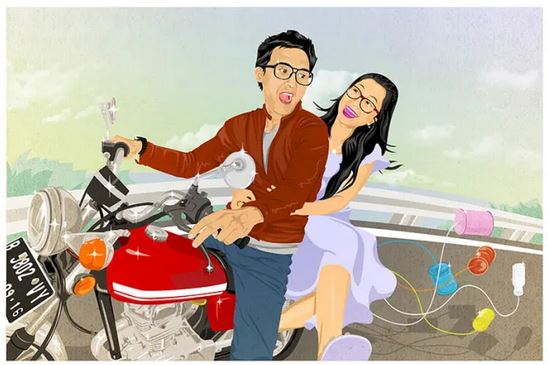 Detail Prewedding Vector Nomer 56