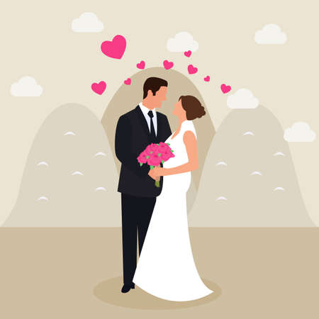 Detail Prewedding Vector Nomer 7