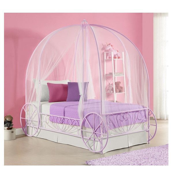 Detail Princess Carriage Bed Canopy Netting Nomer 3