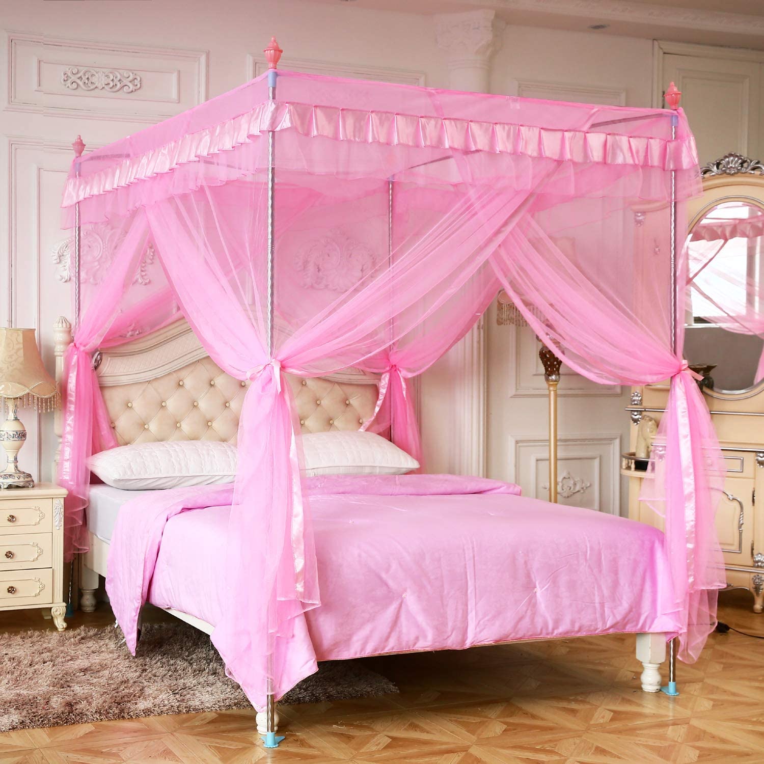 Detail Princess Carriage Bed Canopy Netting Nomer 31