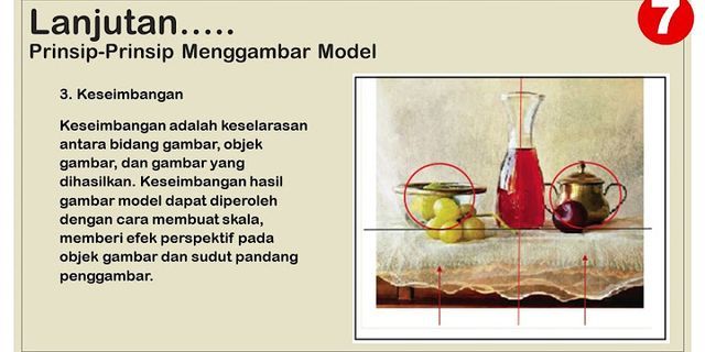 Detail Prinsip Menggambar Model Nomer 7