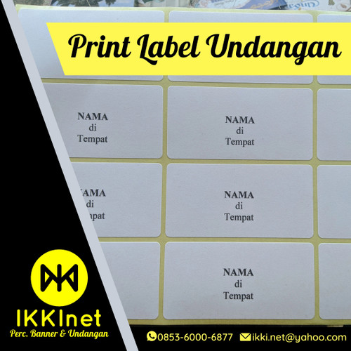 Detail Print Label Undangan Nomer 22