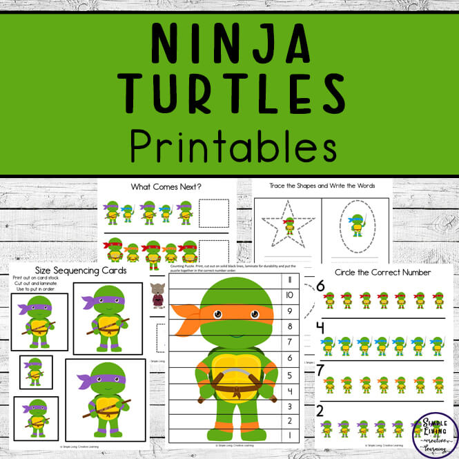 Detail Printable Ninja Turtle Pictures Nomer 26