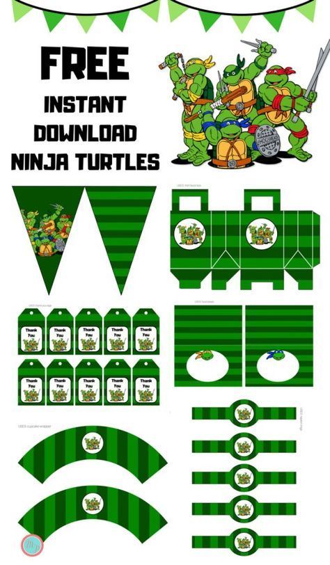 Detail Printable Ninja Turtle Pictures Nomer 31