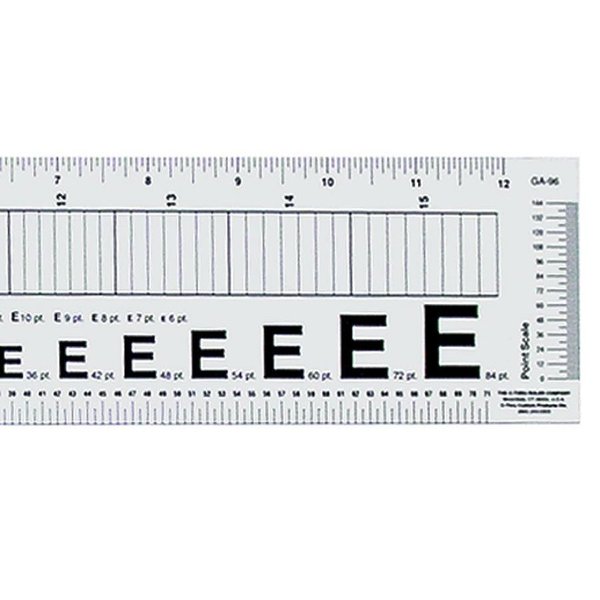 Printable Pica Ruler