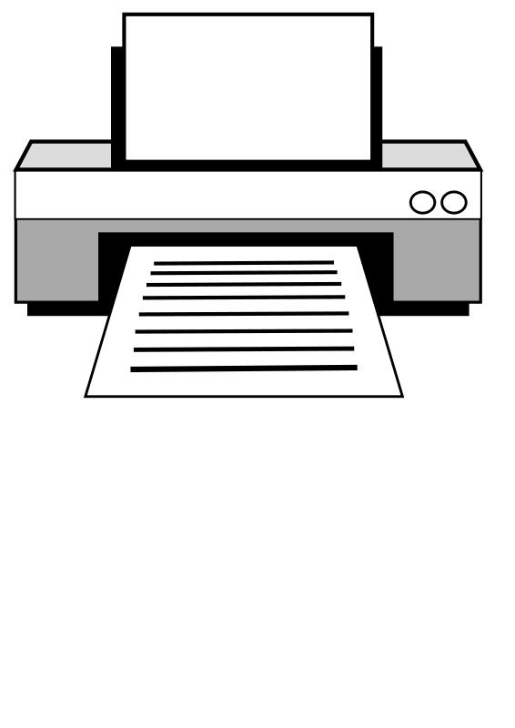 Printer Clipart - KibrisPDR