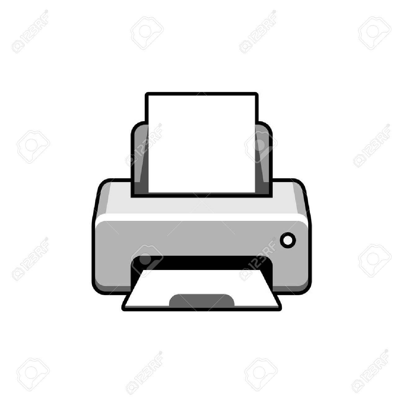 Detail Printer Clipart Nomer 32