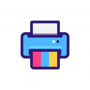 Detail Printer Vector Png Nomer 13