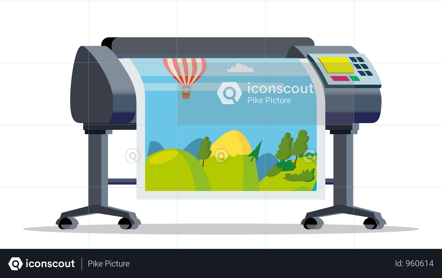 Detail Printer Vector Png Nomer 42