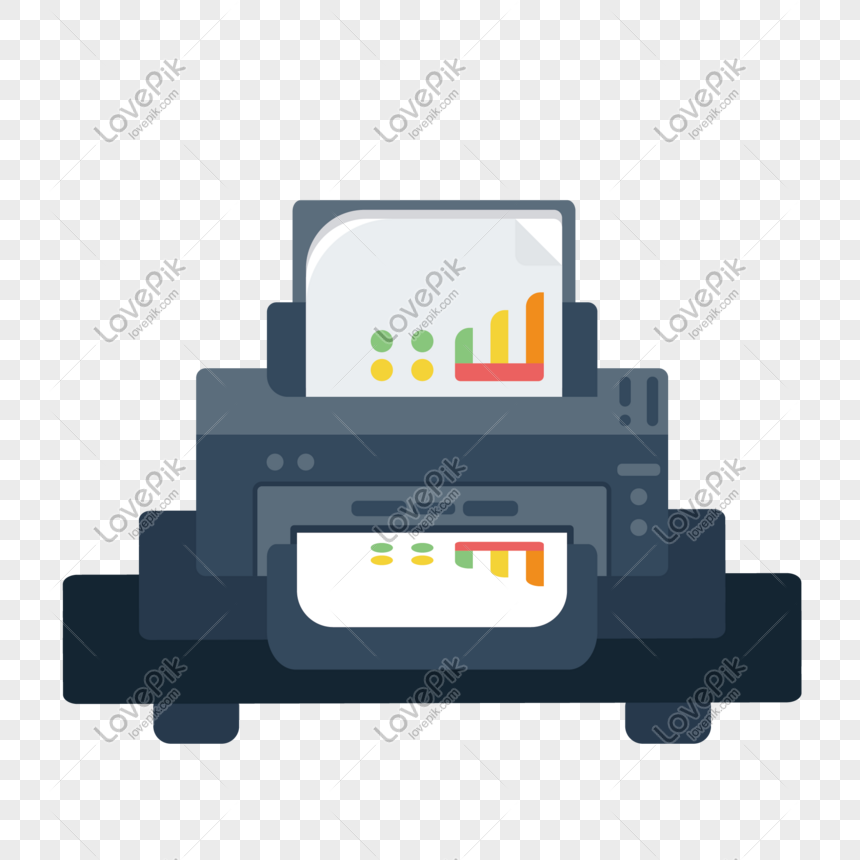 Detail Printer Vector Png Nomer 9