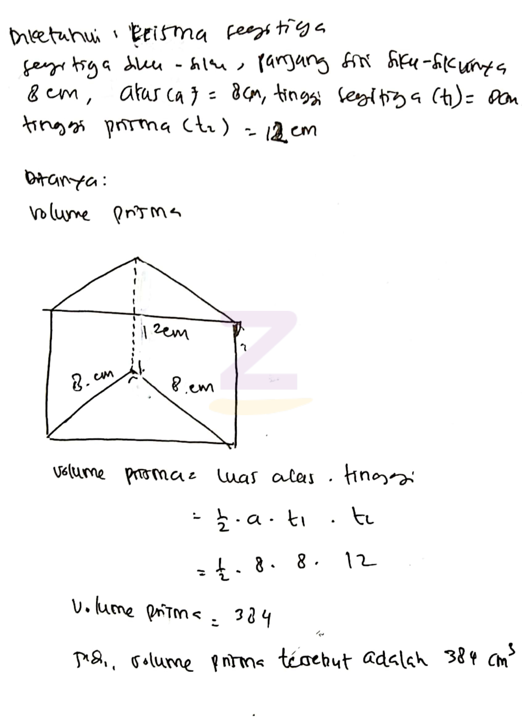 Detail Prisma Segitiga Sama Sisi Nomer 2