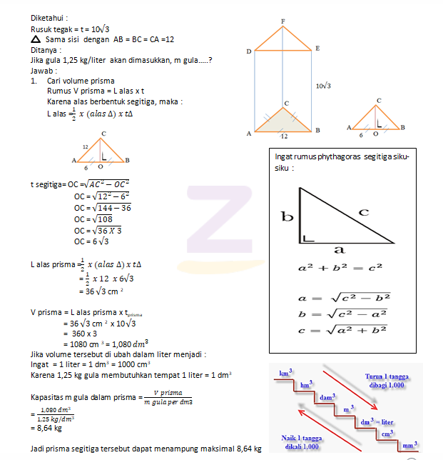 Detail Prisma Segitiga Sama Sisi Nomer 36