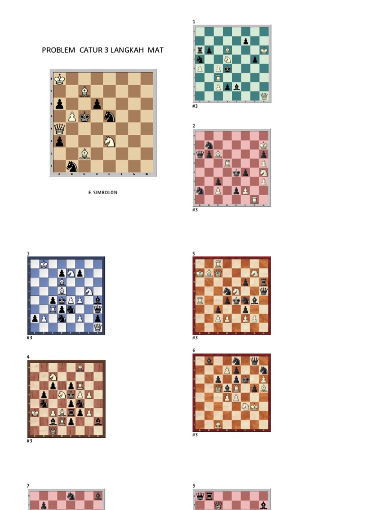 Detail Problem Catur 3 Langkah Nomer 32