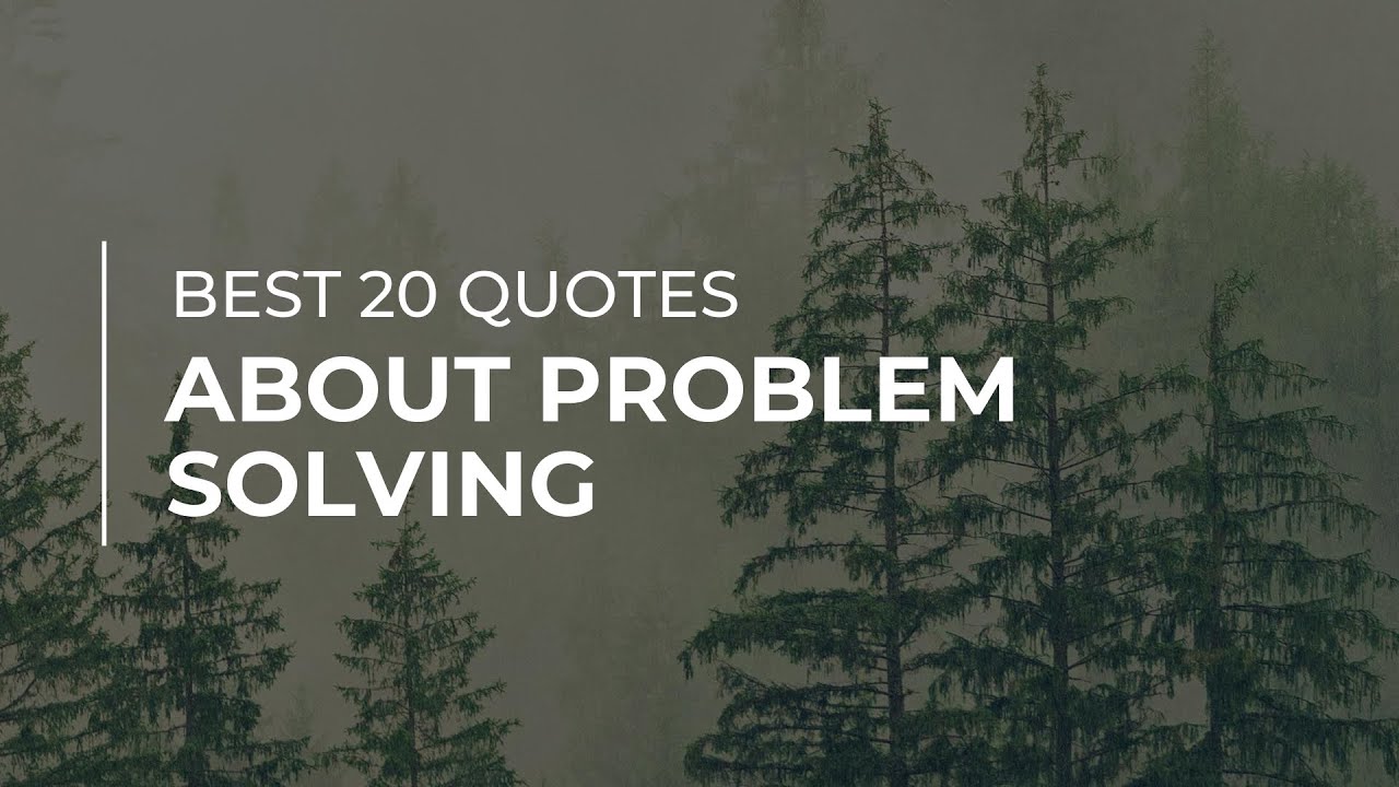 Detail Problem Solving Quotes Nomer 22
