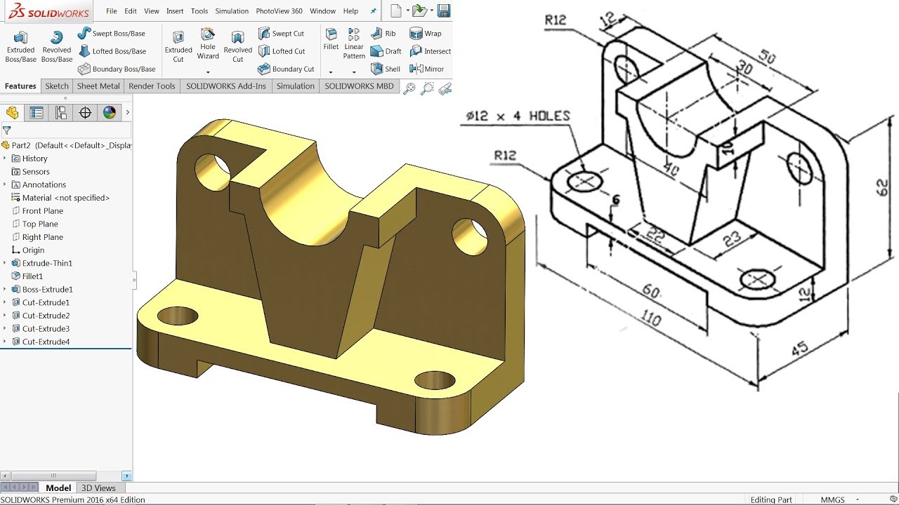 Detail Program Gambar Solid Work Nomer 9