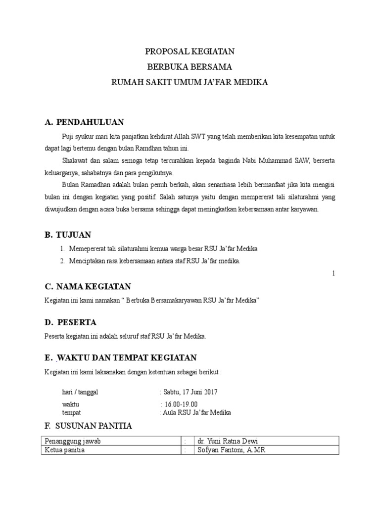 Detail Proposal Bukber Nomer 11