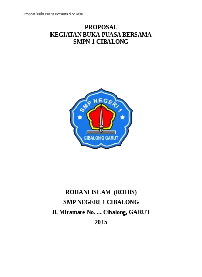 Detail Proposal Bukber Nomer 17