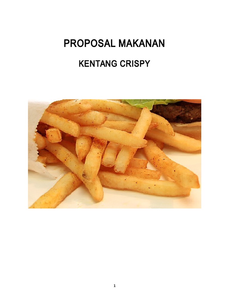 Proposal Kentang Goreng - KibrisPDR