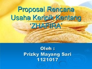 Detail Proposal Kentang Goreng Nomer 29