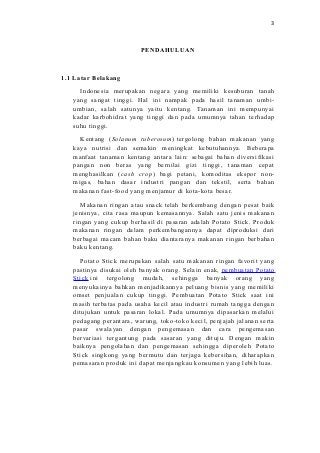 Detail Proposal Kentang Goreng Nomer 42