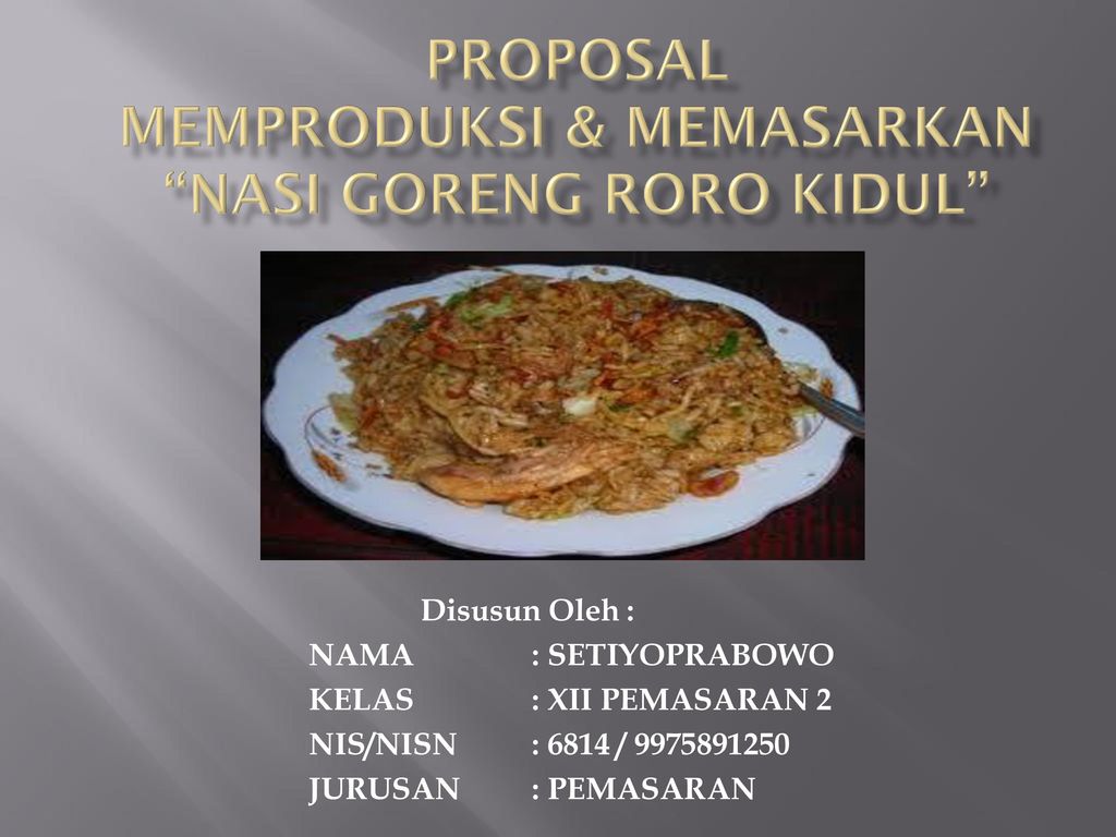 Detail Proposal Kentang Goreng Nomer 45