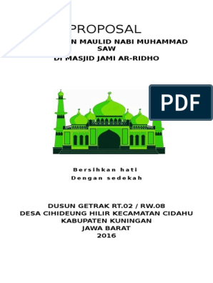 Proposal Maulid Nabi 2016 - KibrisPDR