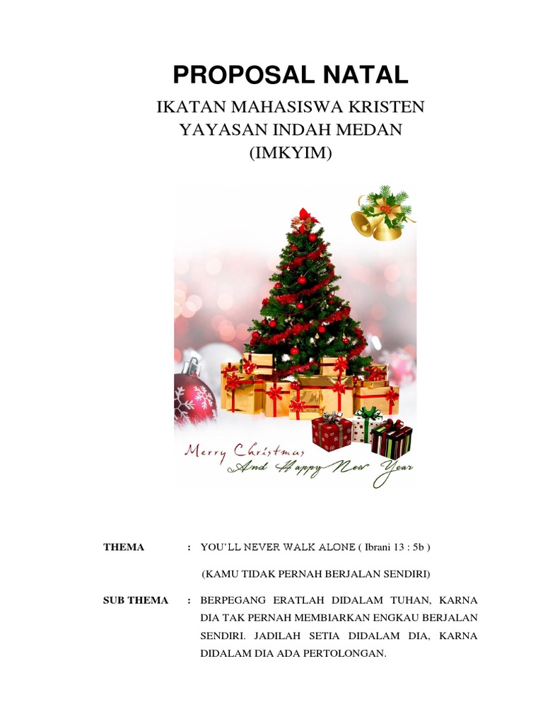 Proposal Natal Sekolah - KibrisPDR