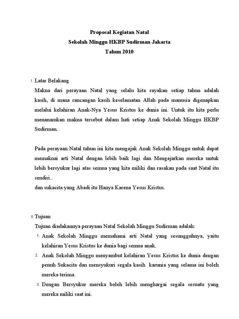 Detail Proposal Natal Sekolah Nomer 11