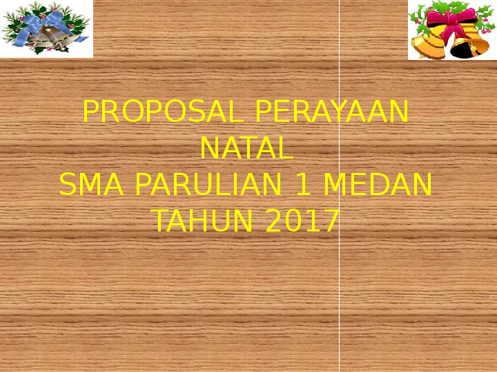 Detail Proposal Natal Sekolah Nomer 35