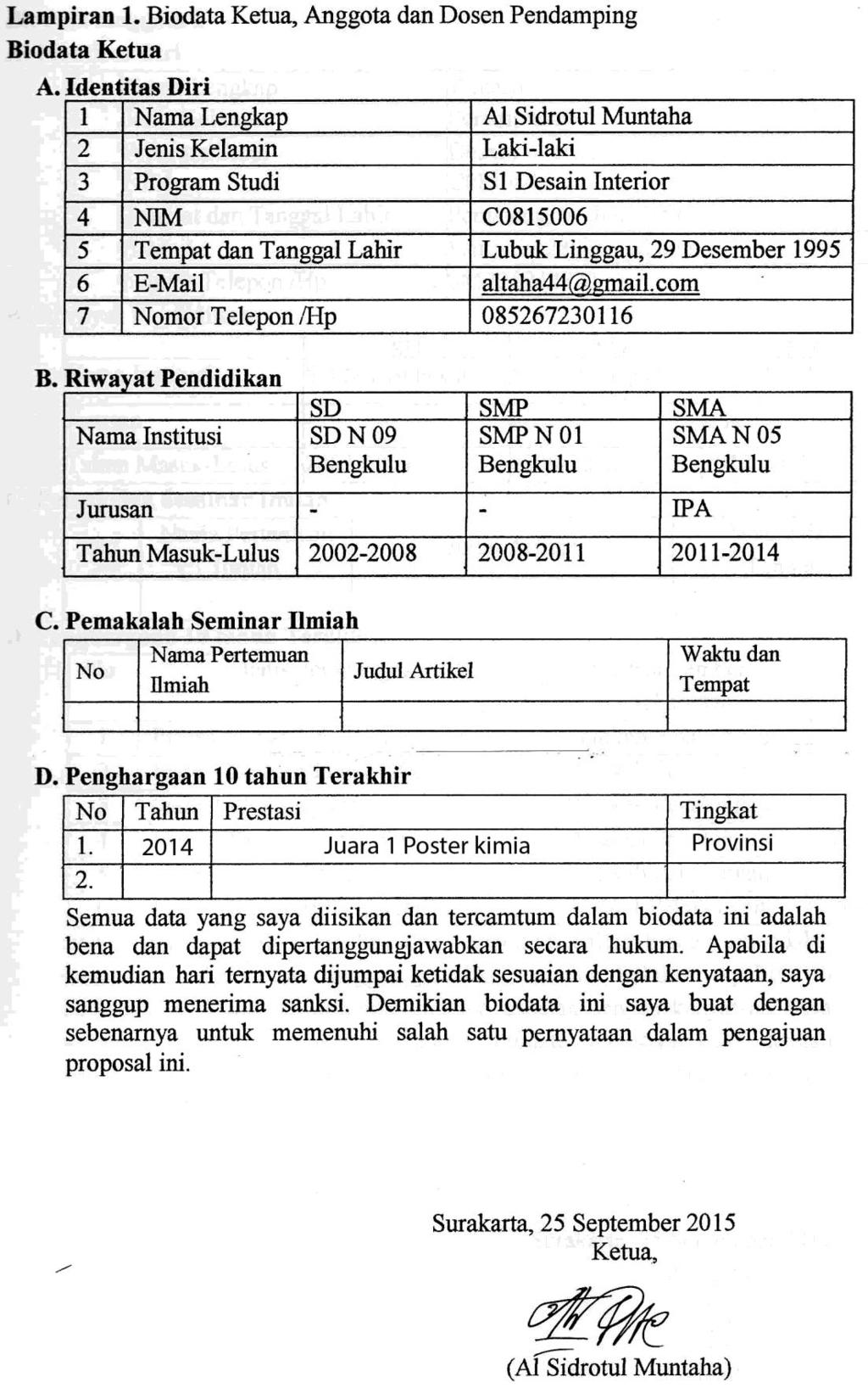 Detail Proposal Pengajuan Desain Interior Nomer 2