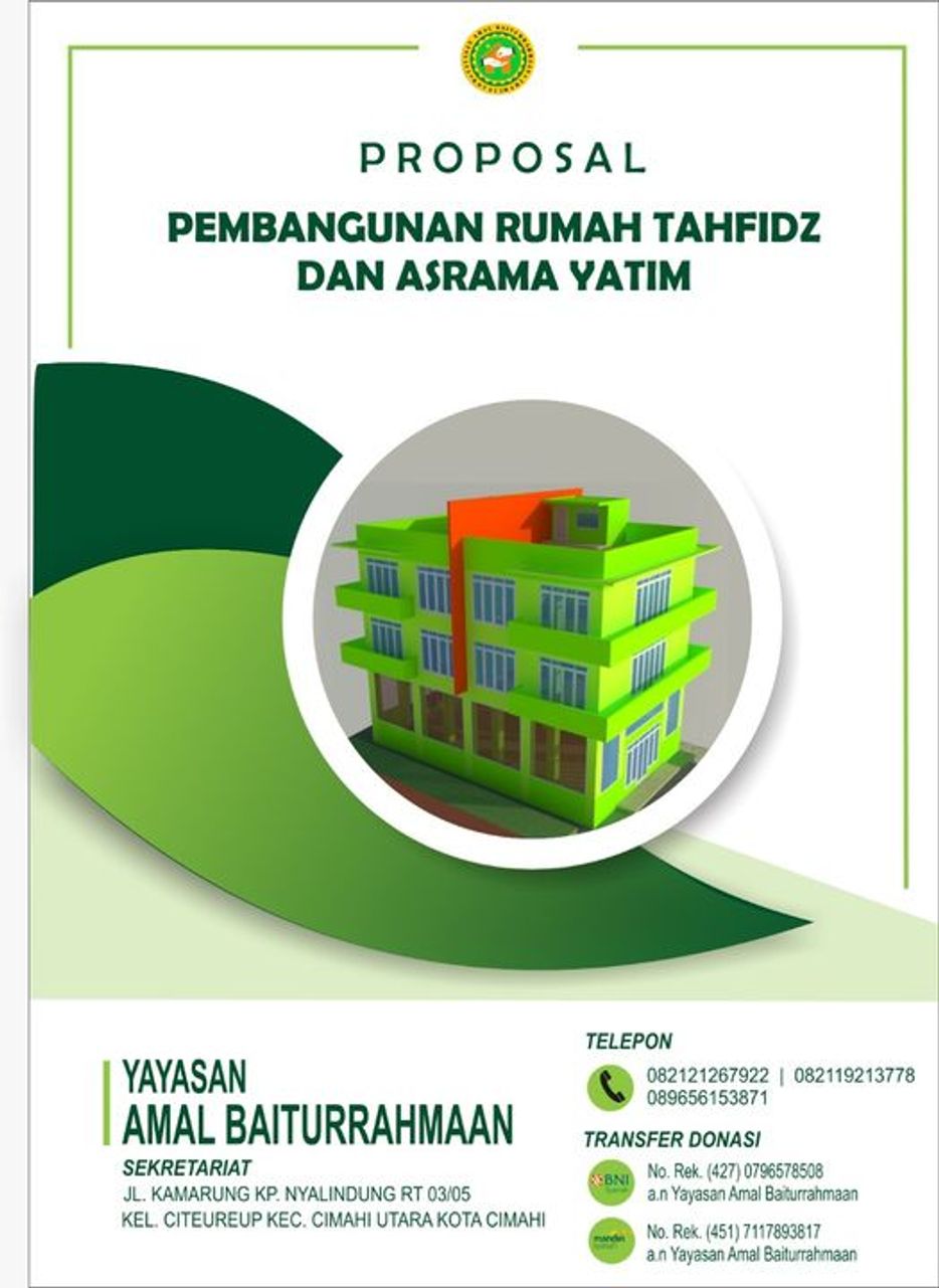 Detail Proposal Rumah Tahfidz Nomer 13