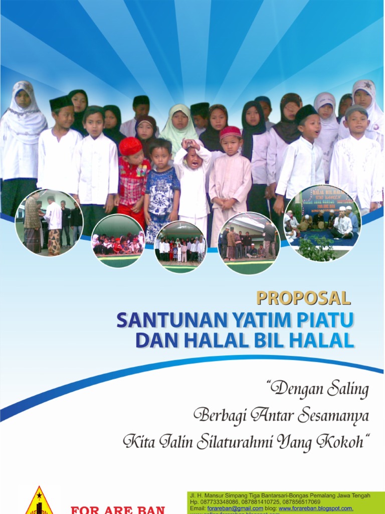 Detail Proposal Santunan Anak Yatim Dan Dhuafa Doc Nomer 24