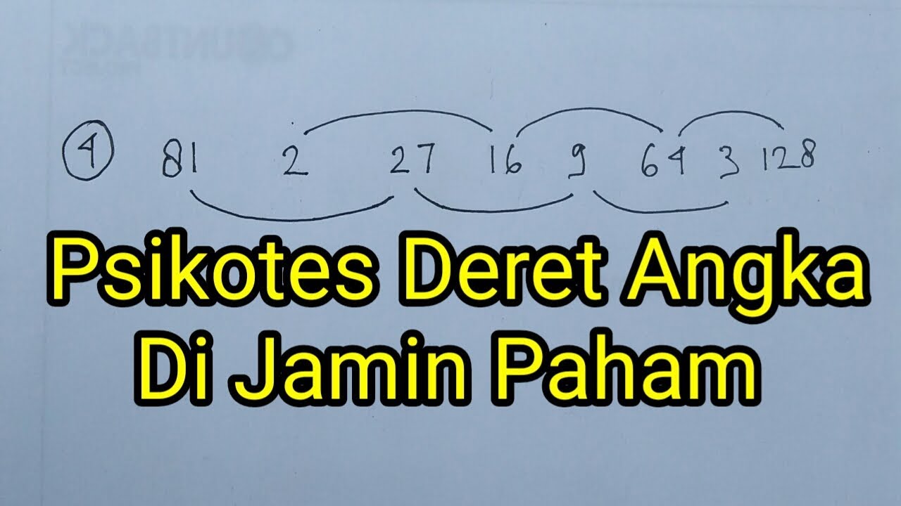 Detail Psikotes Deret Gambar Nomer 22