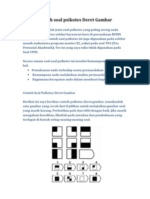 Detail Psikotest Deret Gambar Nomer 29