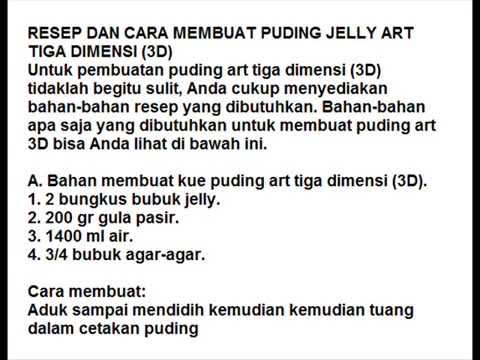 Detail Puding Art 3 Dimensi Nomer 42