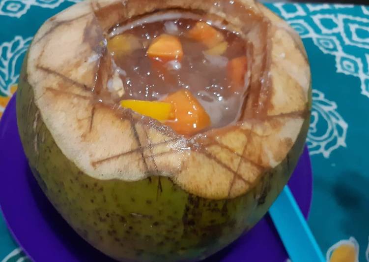 Detail Puding Kelapa Muda Batok Nomer 9