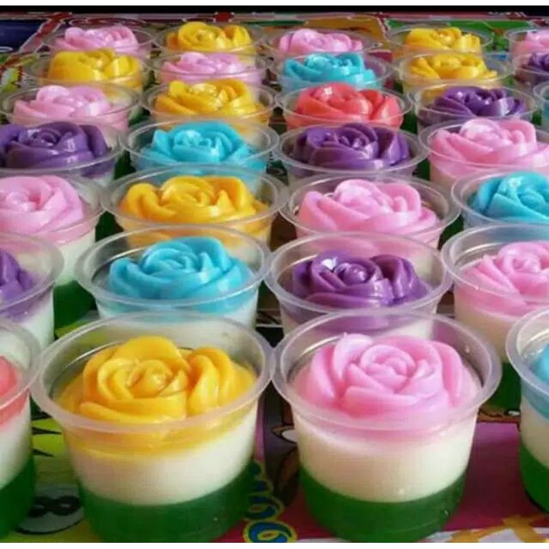 Detail Puding Mawar Rainbow Nomer 13