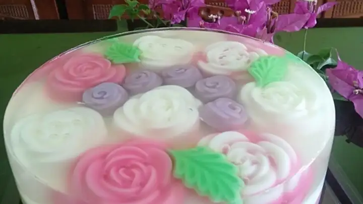 Detail Puding Mawar Rainbow Nomer 14