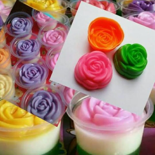 Detail Puding Mawar Rainbow Nomer 15