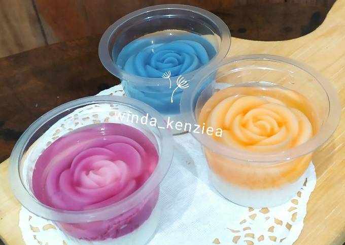 Detail Puding Mawar Rainbow Nomer 30