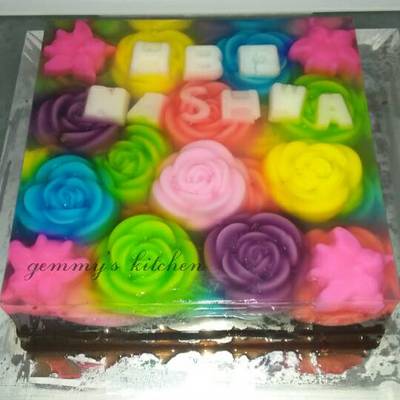 Detail Puding Mawar Rainbow Nomer 34